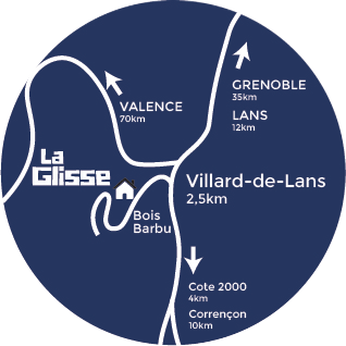 Carte La Glisse Vercors Villard-de-Lans